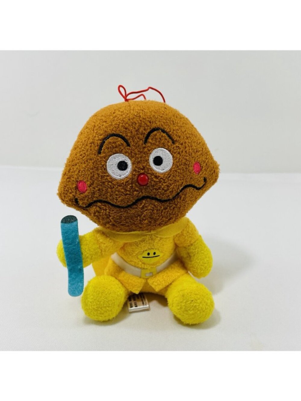Sega Toys Anpanman Currybreadman Plush Figure Sports Day Hanging Strap Anime Kid